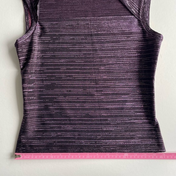 Vintage Nuit Metallic Fuchsia Tank Top - Picture 8 of 8